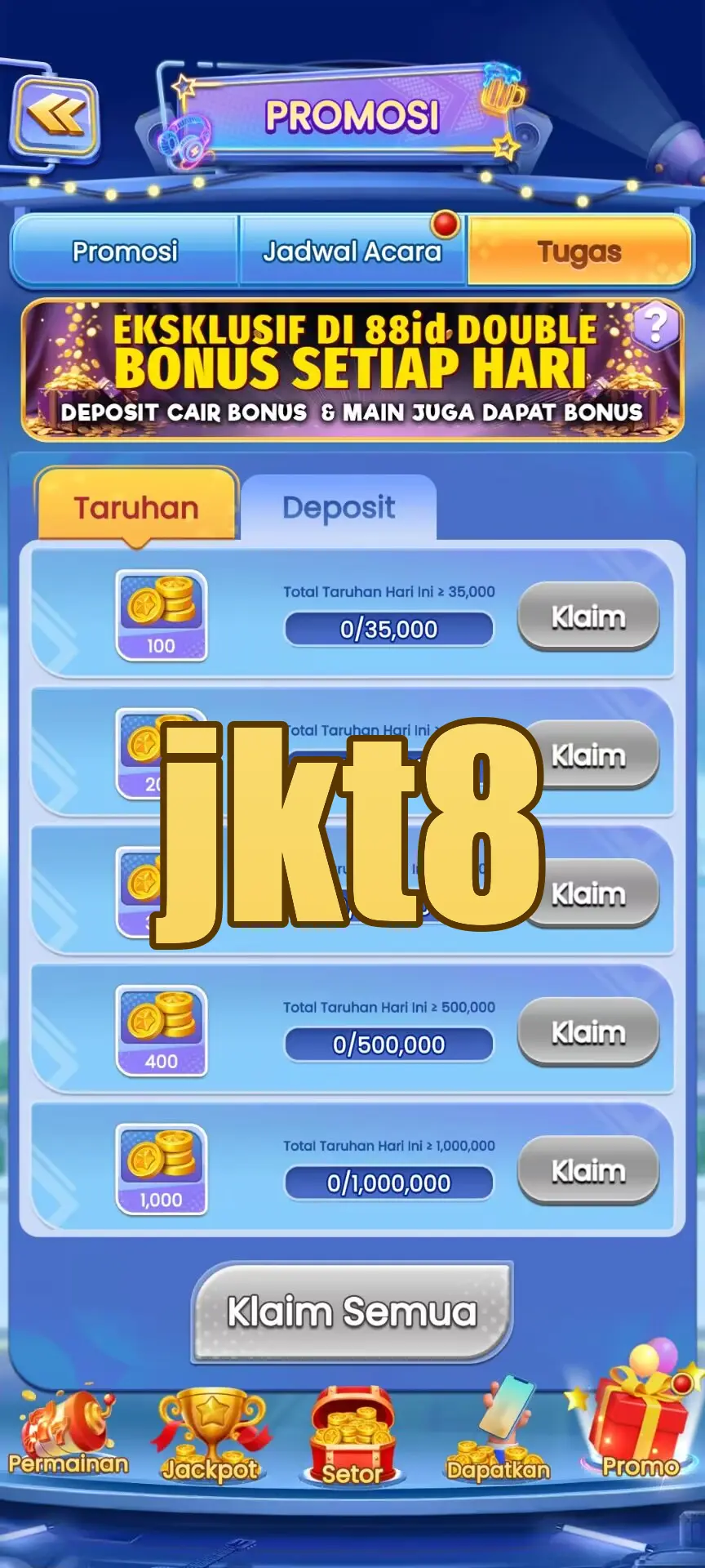 jkt8 Masuk